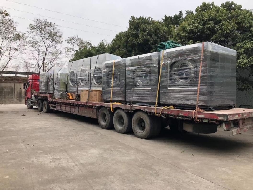 深圳市全自動洗衣脫水機、自動烘干機采購安裝案例